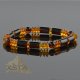 Baltic amber bracelet for men